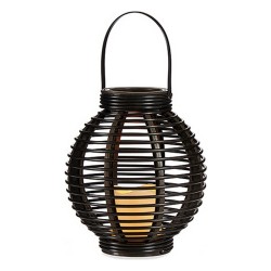 LED Lantern Ibergarden B5004 Brown Plastic 21 x 23,7 x 21 cm (4 Units)