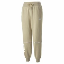 Trainingshose für Erwachsene Puma Colorblock Beige Damen