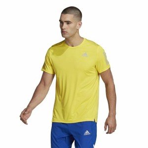 Men’s Short Sleeve T-Shirt Adidas Graphic Tee Shocking Yellow