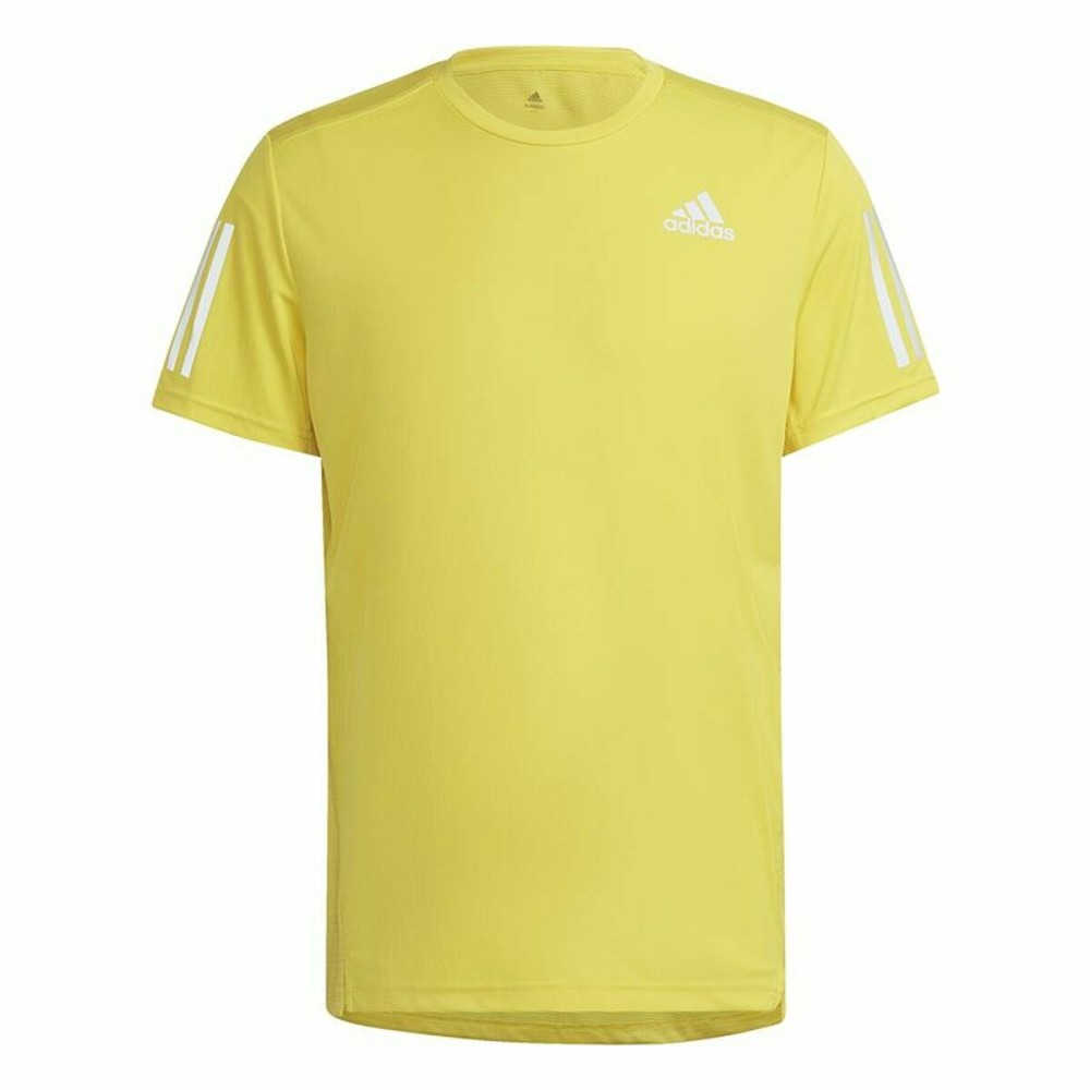 Men’s Short Sleeve T-Shirt Adidas Graphic Tee Shocking Yellow