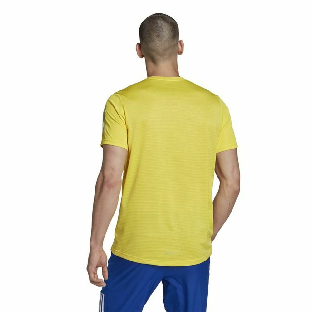 T-shirt à manches courtes homme Adidas Graphic Tee Shocking Jaune