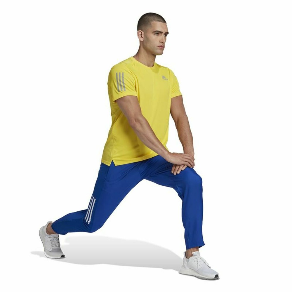 Men’s Short Sleeve T-Shirt Adidas Graphic Tee Shocking Yellow