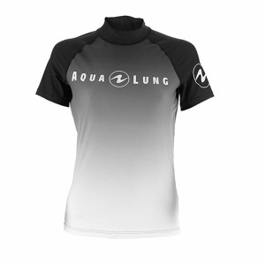 Bade-T-Shirt Aqua Sphere Aqua Lung Rashg Neopren Dunkelgrau Damen