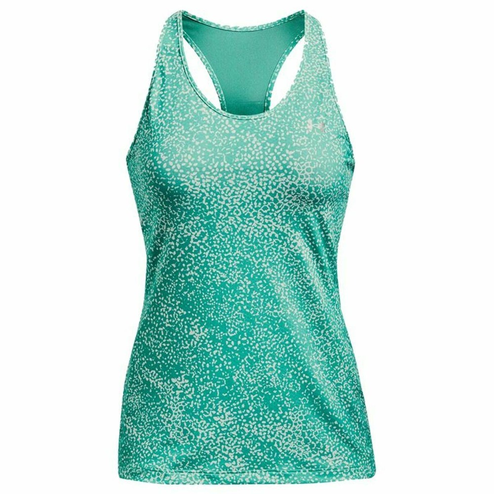 Damen Kurzarm-T-Shirt Under Armour HeatGear Aquamarin