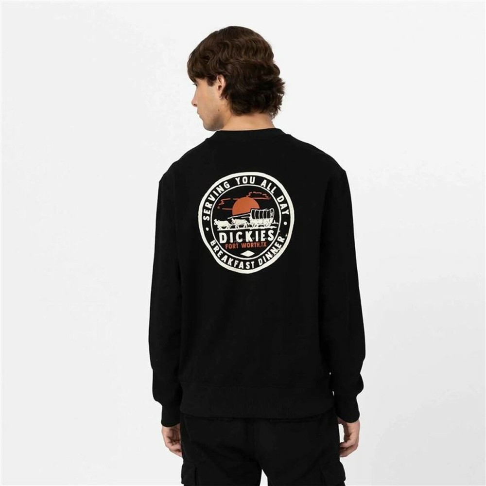 Sweat sans capuche homme Dickies Greensburg Noir