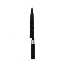 Kitchen Knife Kinvara KT11-5604M02 Black Silver Stainless steel Plastic 3,5 x 33,3 x 2,2 cm Marble (12 Units)