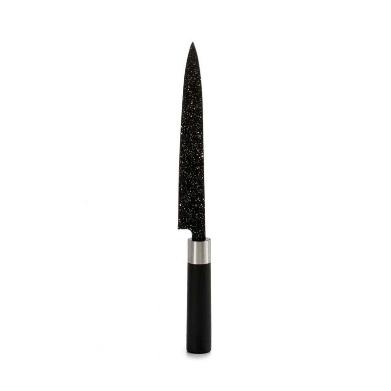 Küchenmesser Kinvara KT11-5604M02 Schwarz Silberfarben Edelstahl Kunststoff 3,5 x 33,3 x 2,2 cm Marmor (12 Stück)