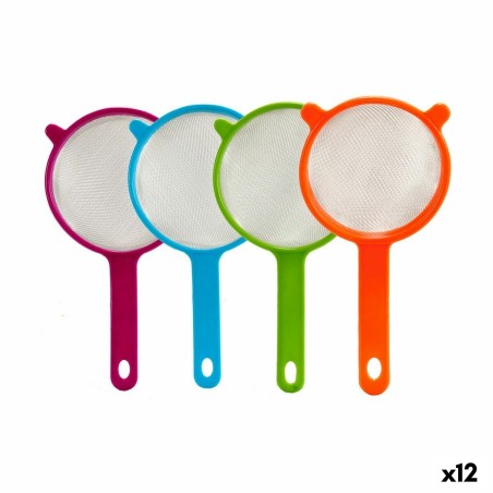 Strainer Kinvara 22226 Blue Green Purple Orange Metal Aluminium polypropylene Plastic Ø 12 cm (12 Units)