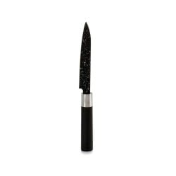 Küchenmesser Marmor 2,5 x 24 x 2,5 cm Schwarz Edelstahl Kunststoff (12 Stück)