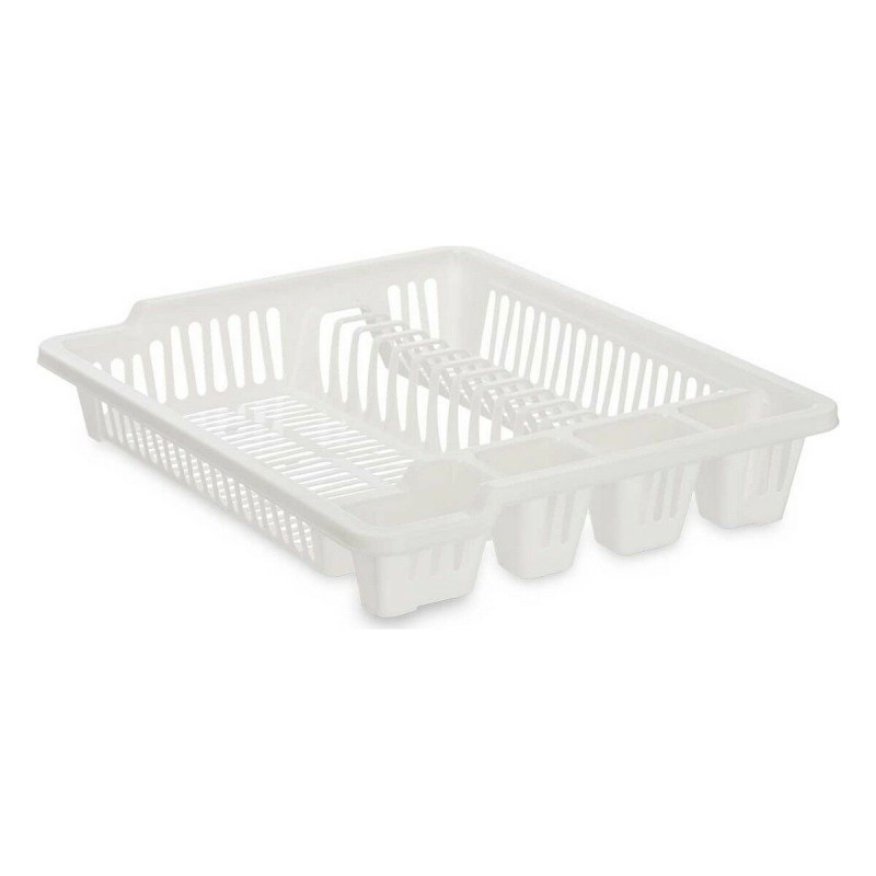 Égouttoir pour Évier 46 x 8 x 37,5 cm Blanc Plastique (12 Unités)