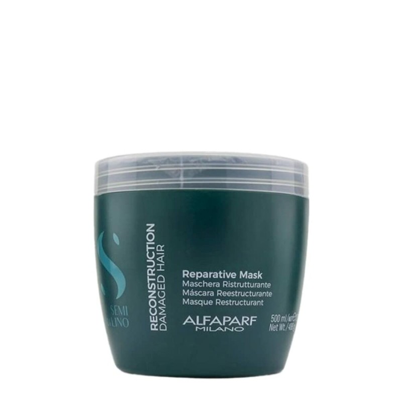 Masque réparateur pour cheveux Alfaparf Milano Semi Di Lino 500 ml