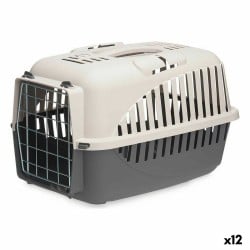 Cage de Transport 46,5 x 32 x 32 cm Gris Anthracite (12 Unités)