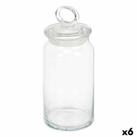 Topf Kitchen 9,8 x 23,4 x 9,8 cm Durchsichtig Silikon Glas 1,1 L (6 Stück)