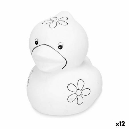 Paint Your Own Money Box Pincello 19284 Ceramic Duck 9,2 x 12 x 10,2 cm (12 Units)