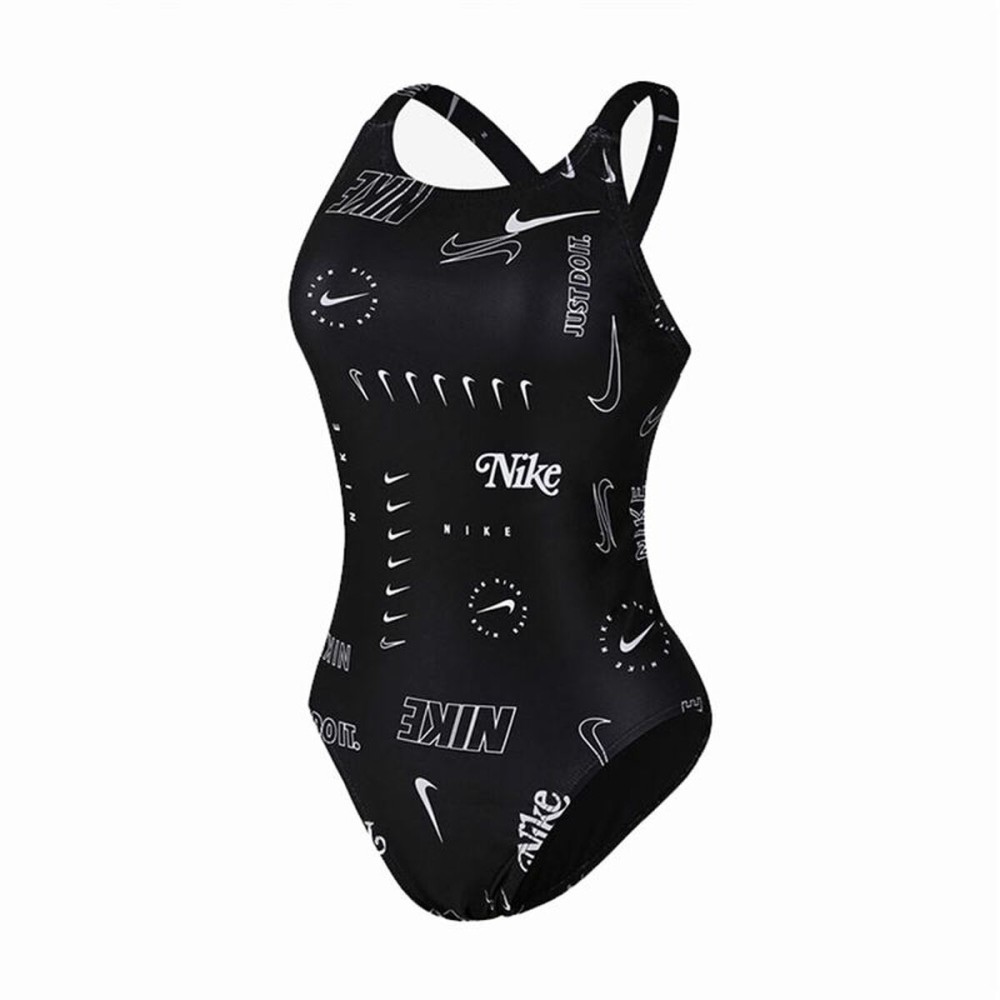 Damen Badeanzug Nike Fastback Schwarz