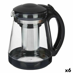 Teapot Vivalto PW-JY518/BHA1 Black Transparent Glass Stainless steel Plastic 1,8 L (6 Units)