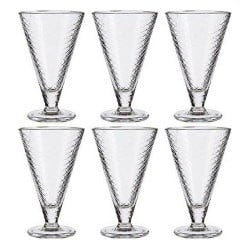 Coupe de glaces et de milkshakes Transparent verre 340 ml (24 Unités)