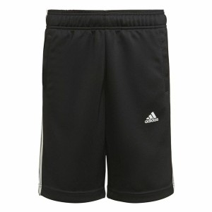 Short de Sport pour Enfants Adidas D2M 3 Stripes Noir