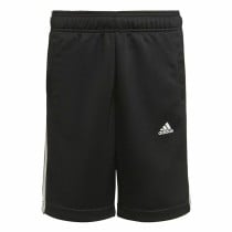 Sport Shorts for Kids Adidas D2M 3 Stripes Black