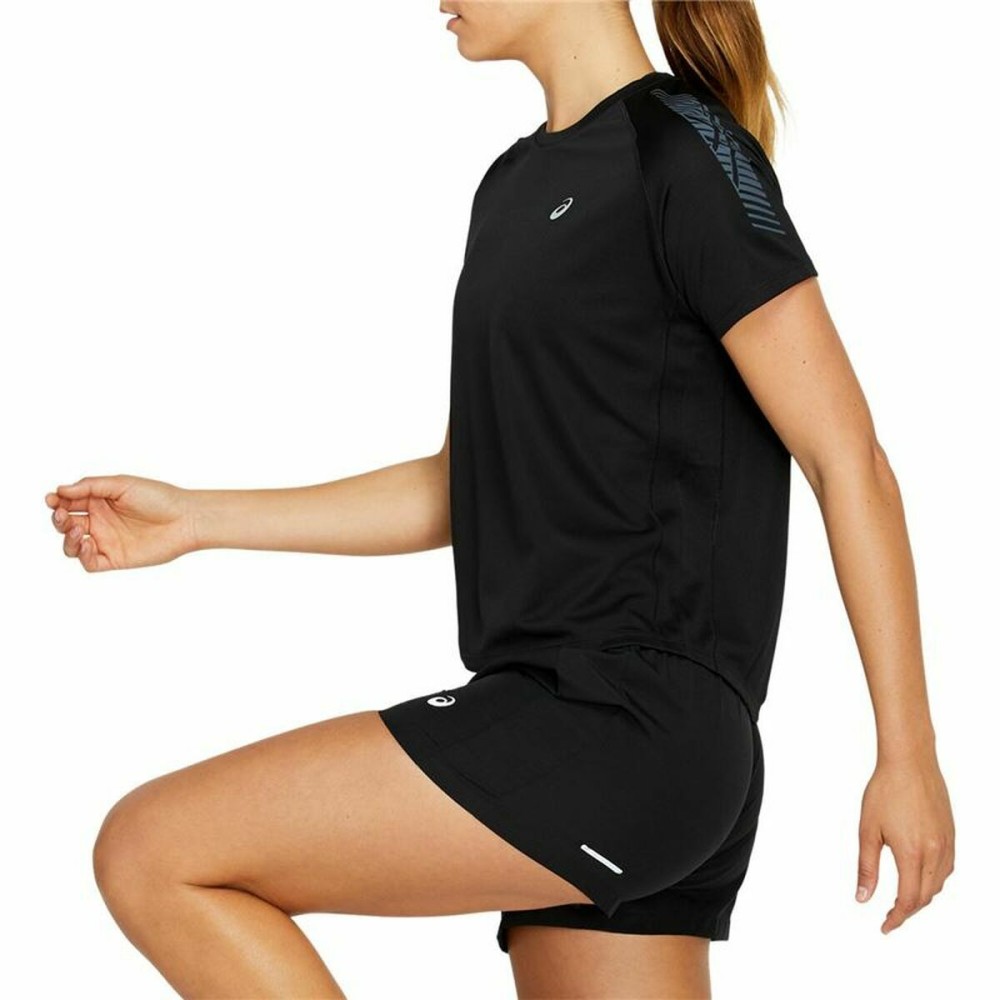 Women’s Short Sleeve T-Shirt Asics Icon SS Black