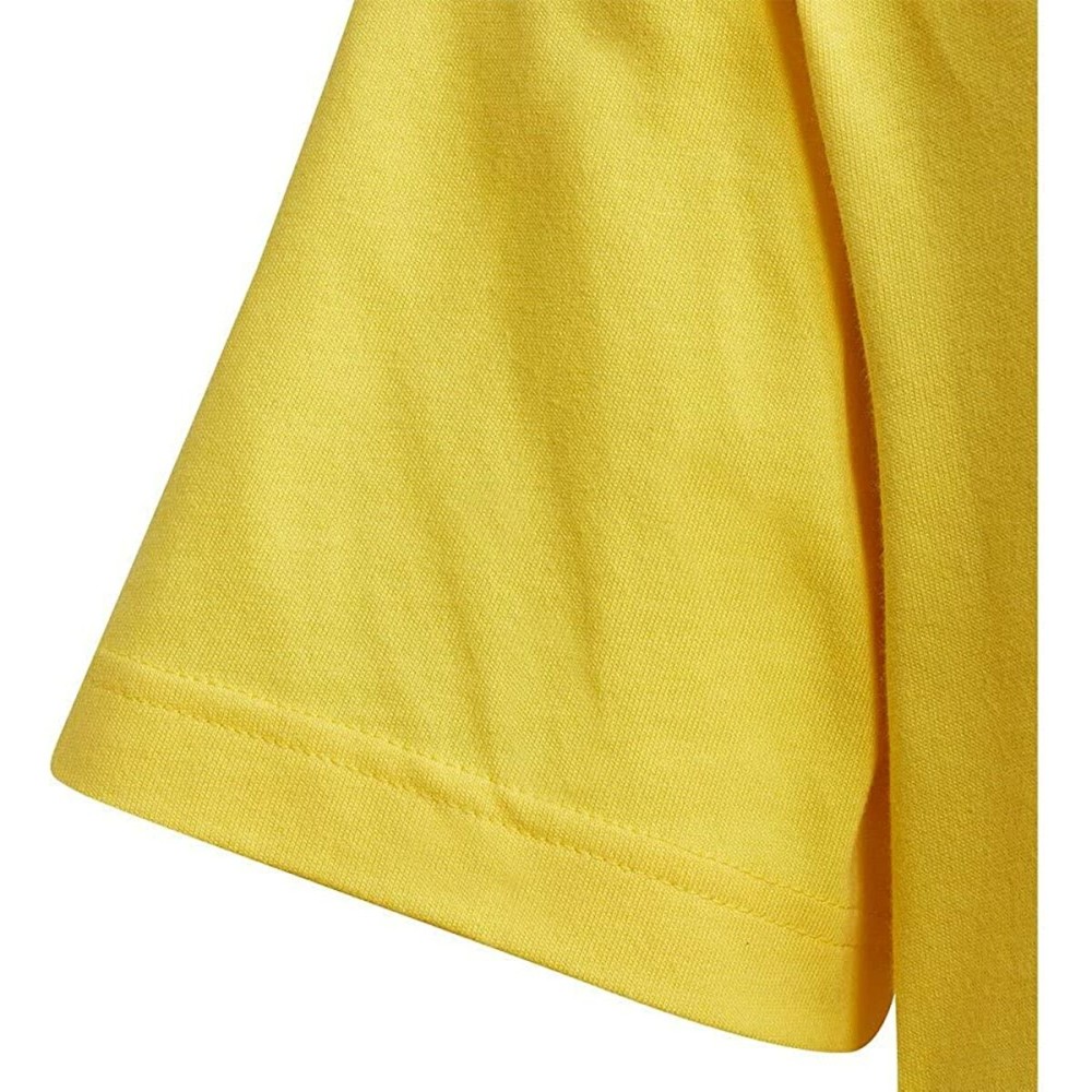 Child's Short Sleeve T-Shirt Adidas Future Pocket Yellow