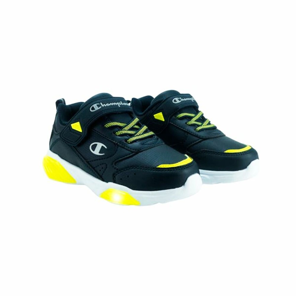 Jungen Sneaker Champion Wave Pu B Ps Low Cut Marineblau
