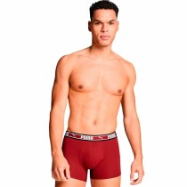 Boxer pour homme Puma Noir Rouge