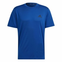 Men’s Short Sleeve T-Shirt Aeroready Designed To Move Adidas Blue