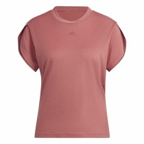 T-shirt à manches courtes femme Adidas trainning Floral Rose foncé
