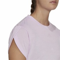 T-shirt à manches courtes femme Adidas trainning Floral Lila