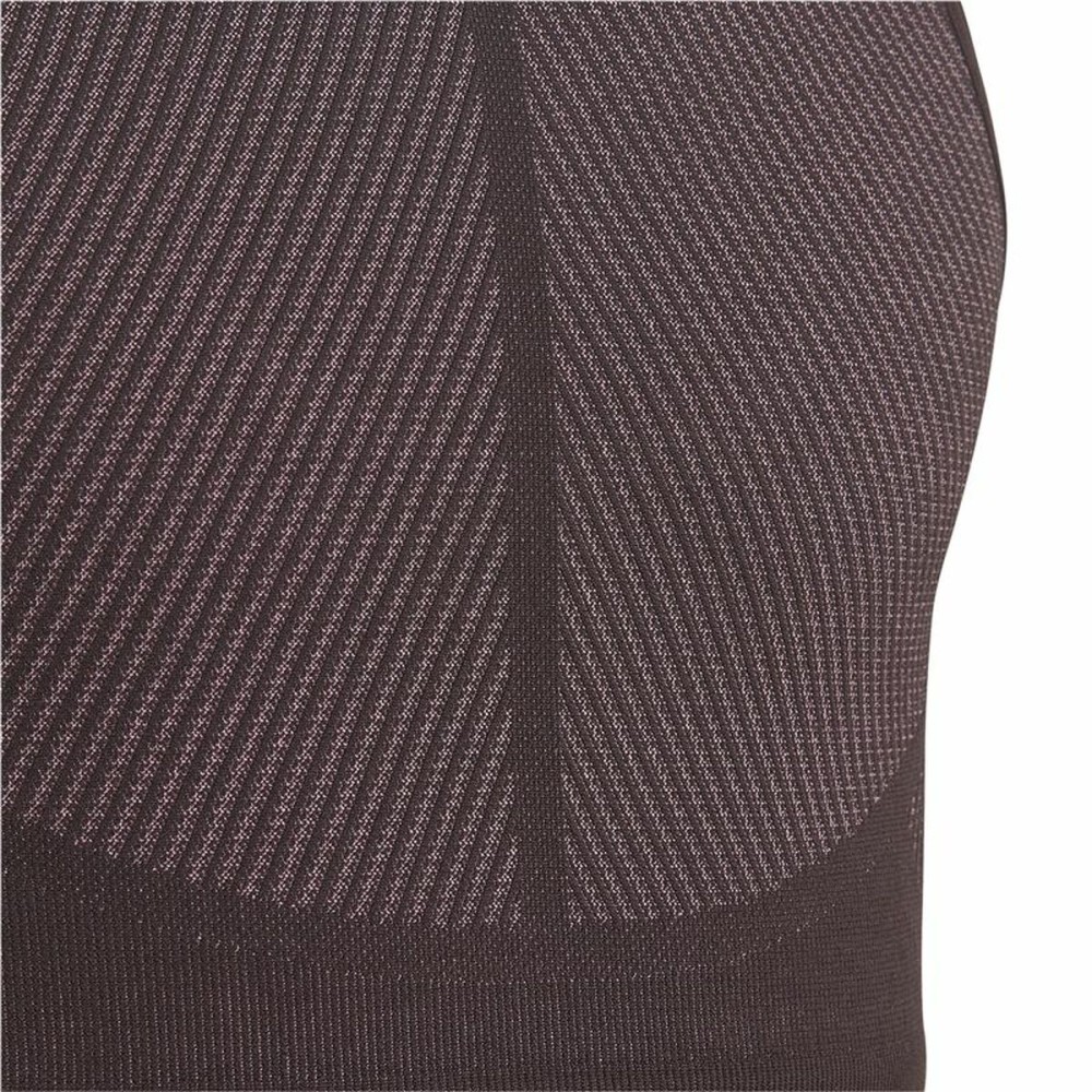 Sport-BH Adidas Aeroknit Seamless Granatrot Dunkelrot