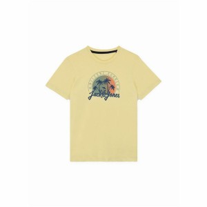 Kurzarm-T-Shirt für Kinder Jack & Jones Jjsummer Smu Vibe Tee Gelb