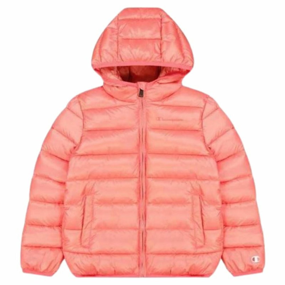 Sportjacke für Kinder Champion Weiß Dunkelrosa