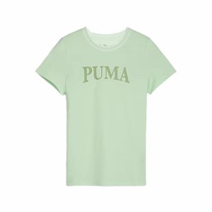Kurzarm-T-Shirt für Kinder Puma Squad Zitronengrün