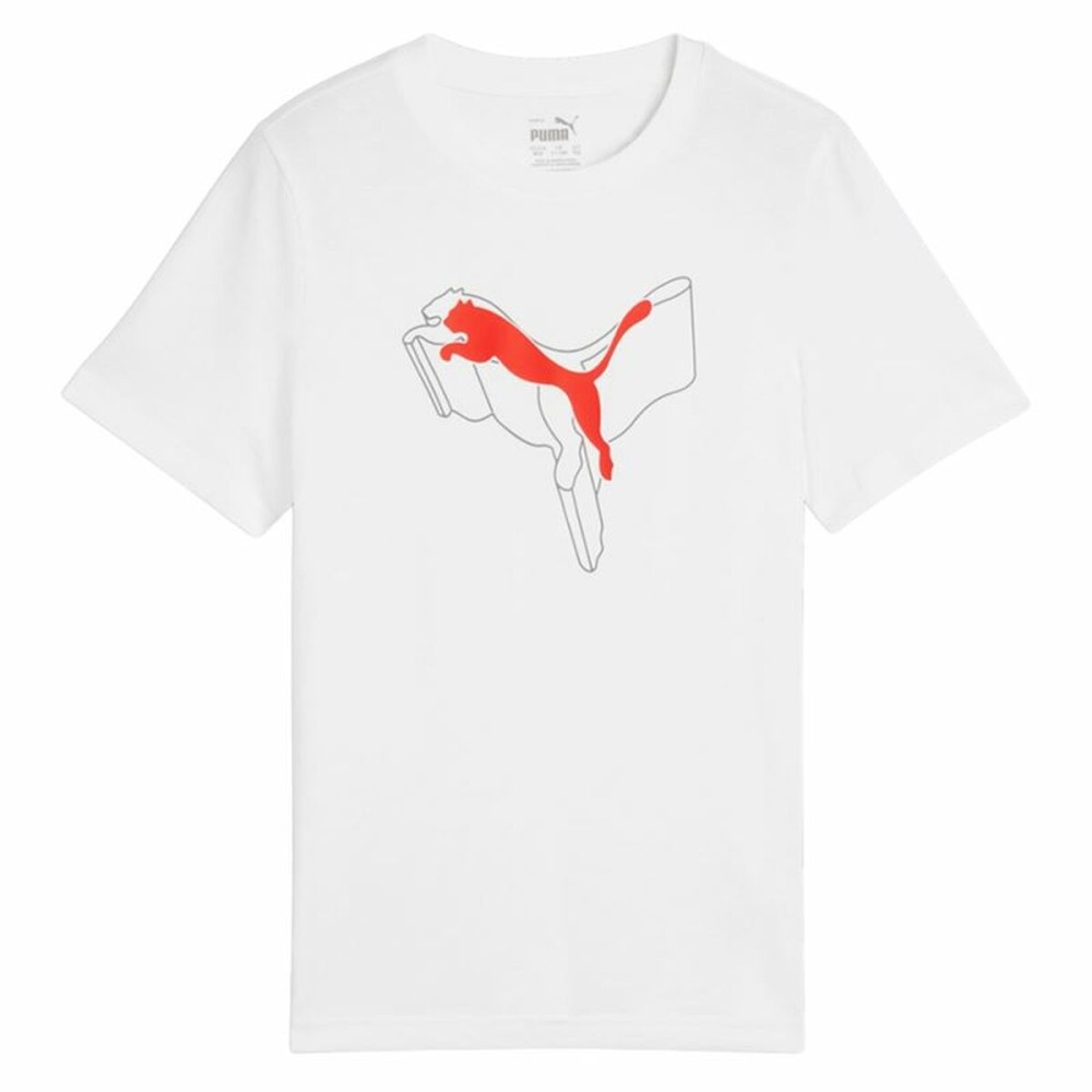 Kurzarm-T-Shirt für Kinder Puma Essentials+ Logo Lab Graphic