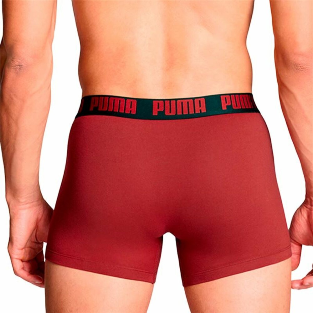 Men's Boxer Shorts Puma burgundy Red
