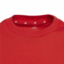 Child's Short Sleeve T-Shirt Adidas Essentials Red