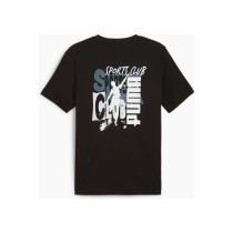 Men’s Short Sleeve T-Shirt Puma Graphics Puma Sports Club Black