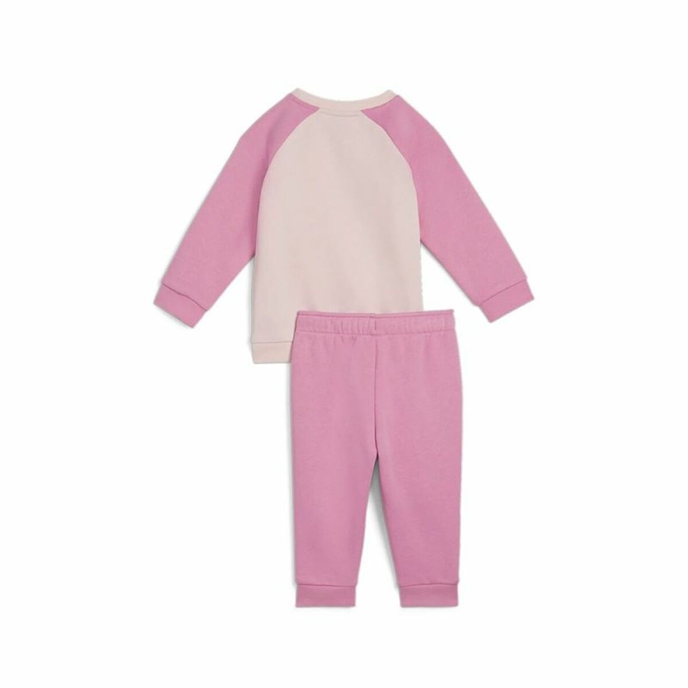Kinder-Trainingsanzug Puma Minicats Ess Raglan Jogger Fl Rosa