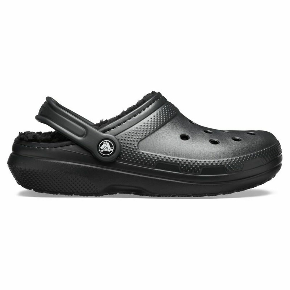 Holzschuhe Crocs Classic Lined Clog Schwarz