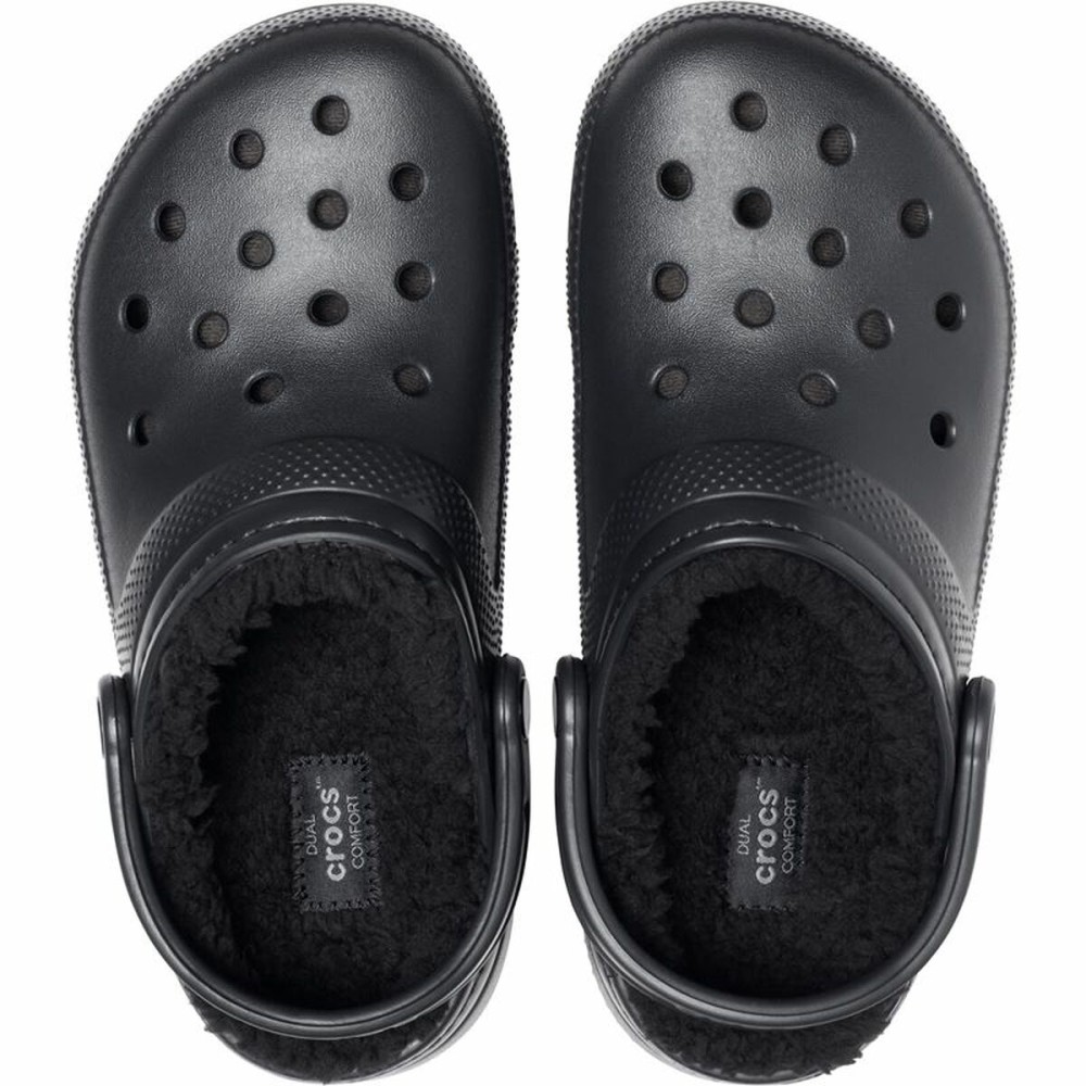 Holzschuhe Crocs Classic Lined Clog Schwarz