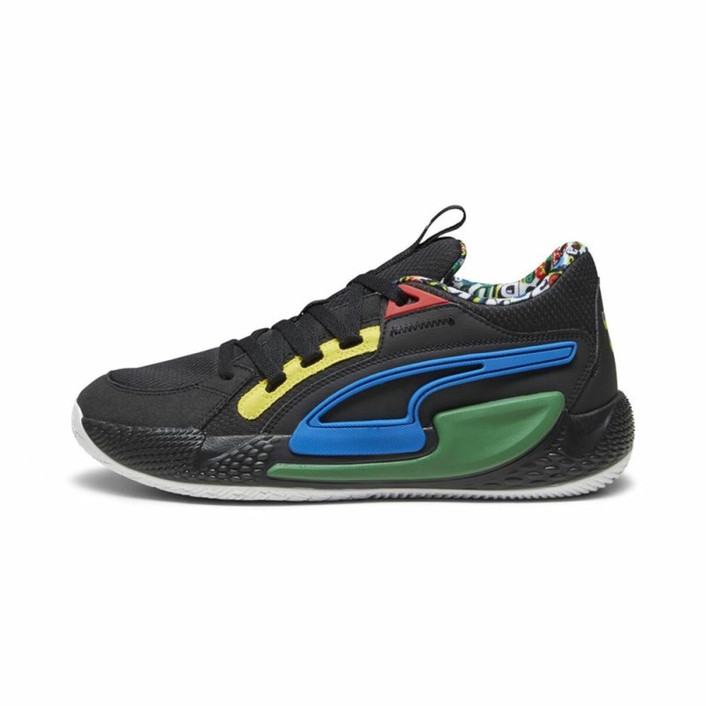 Basketball Shoes for Adults Puma Court Rider Chaos Black