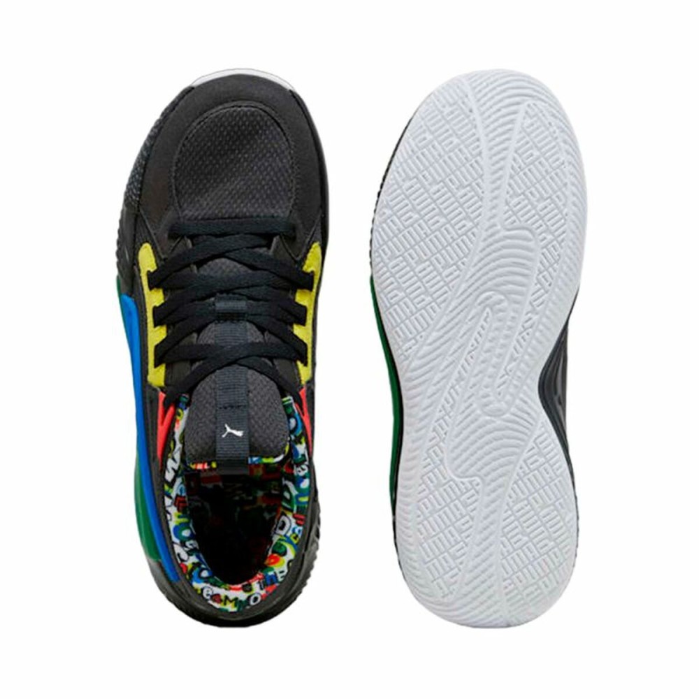 Basketball Shoes for Adults Puma Court Rider Chaos Black