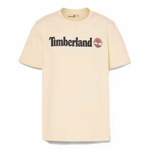 Men’s Short Sleeve T-Shirt Timberland Kennebec River Linear Logo