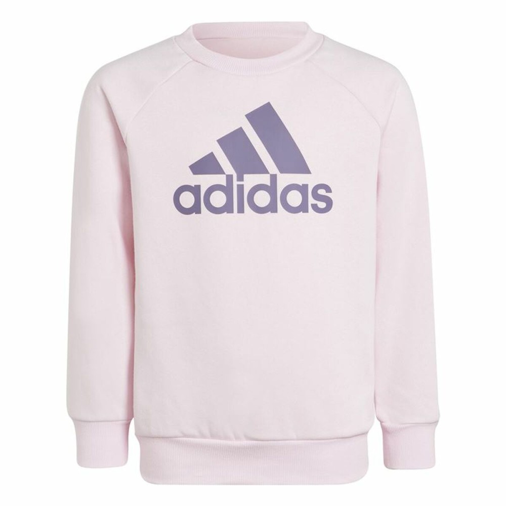 Kinder-Trainingsanzug Adidas Lk Bos Jog Fleece Rosa
