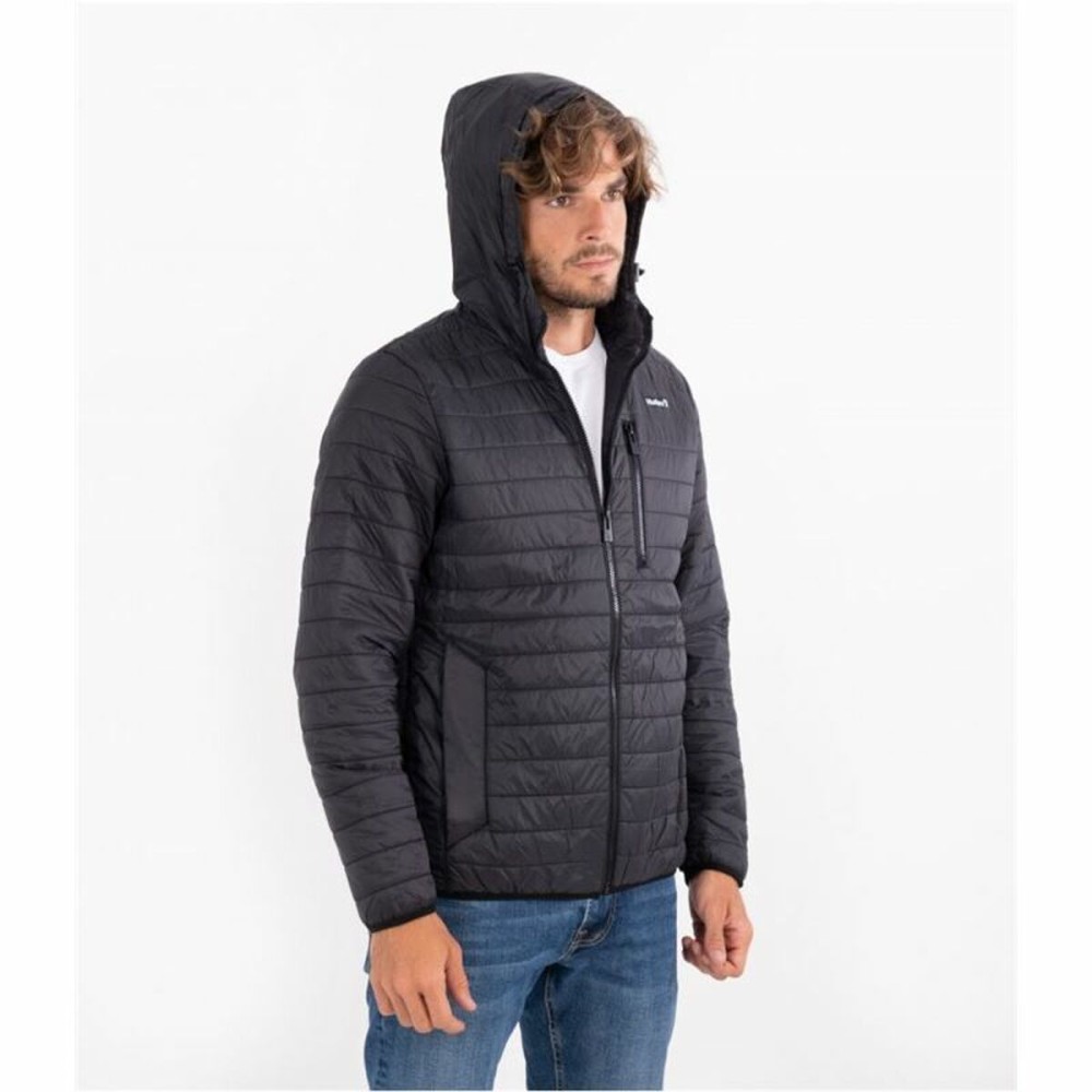 Sportjackefür Herren Hurley Balsam Quilted Packable Schwarz