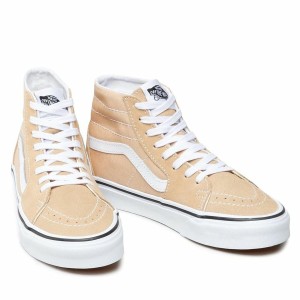Baskets Casual pour Femme Vans Sk8-Hi Marron Clair