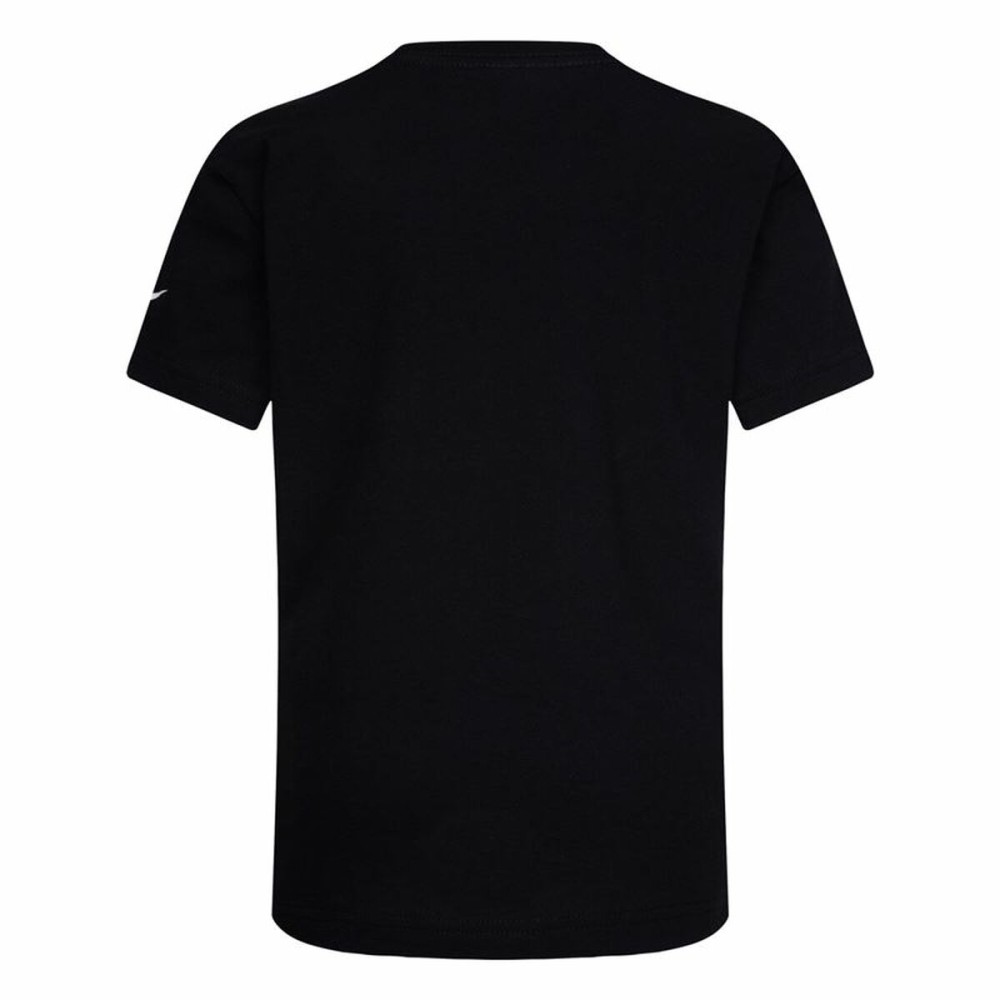 Child's Short Sleeve T-Shirt Nike Sport Splash Black