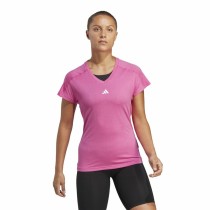 T-shirt à manches courtes femme Adidas Essentials Rose Lila