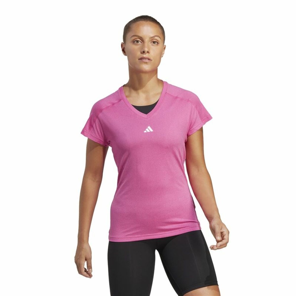 T-shirt à manches courtes femme Adidas Essentials Rose Lila